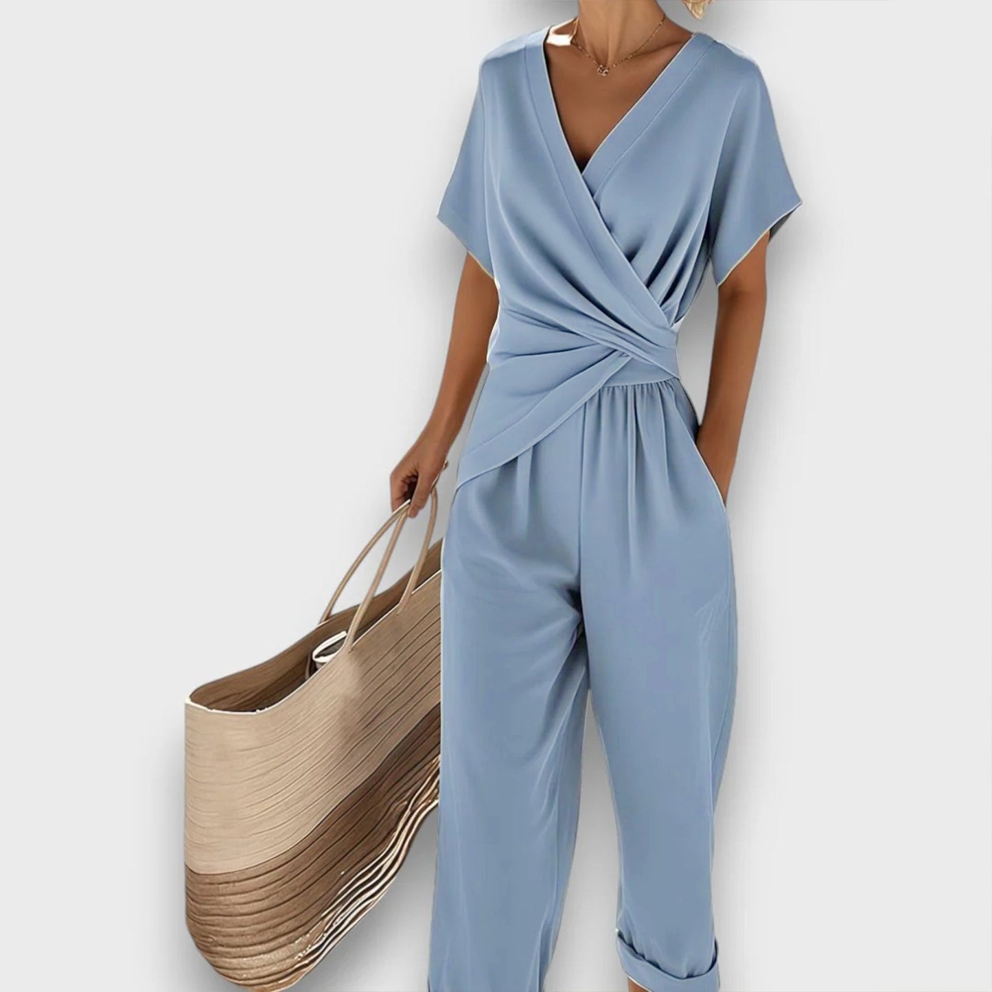 Celira – Zomerse Jumpsuit met Wikkellook