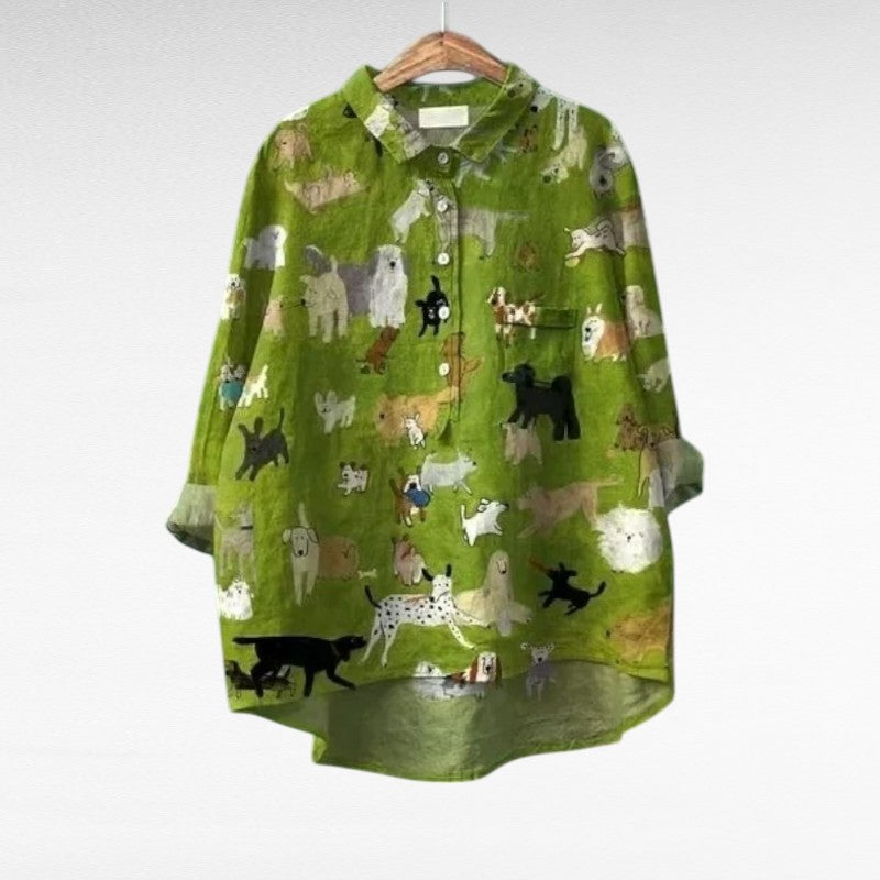 Mireva - Elegante Vintage Blouse