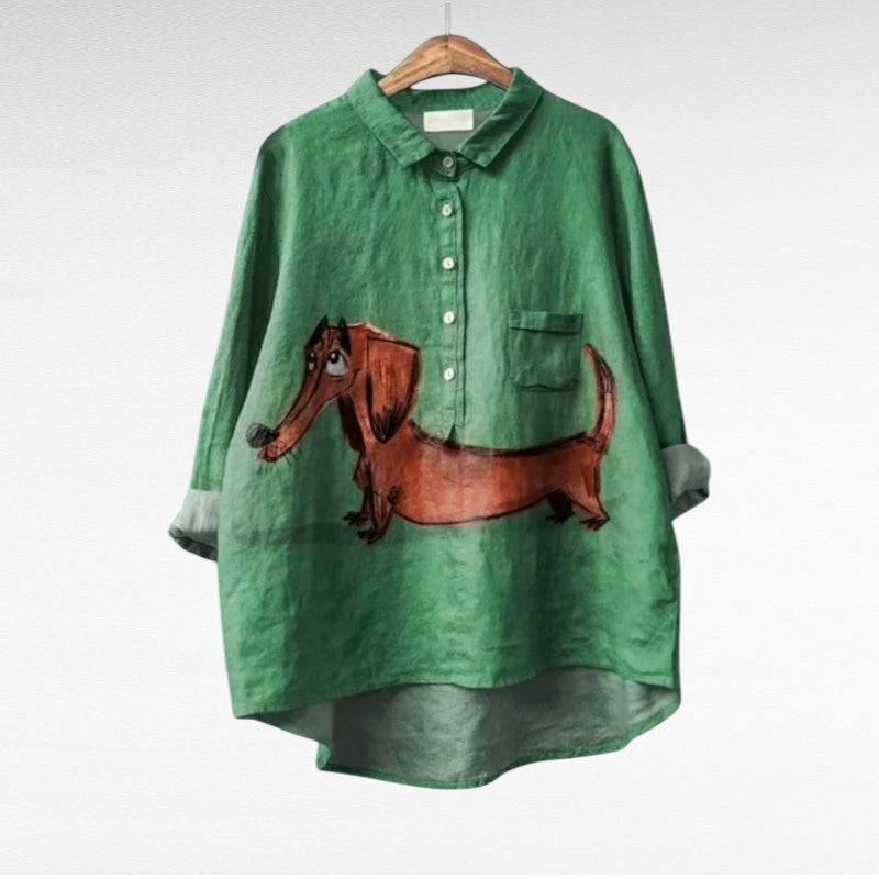 Mireva - Elegante Vintage Blouse