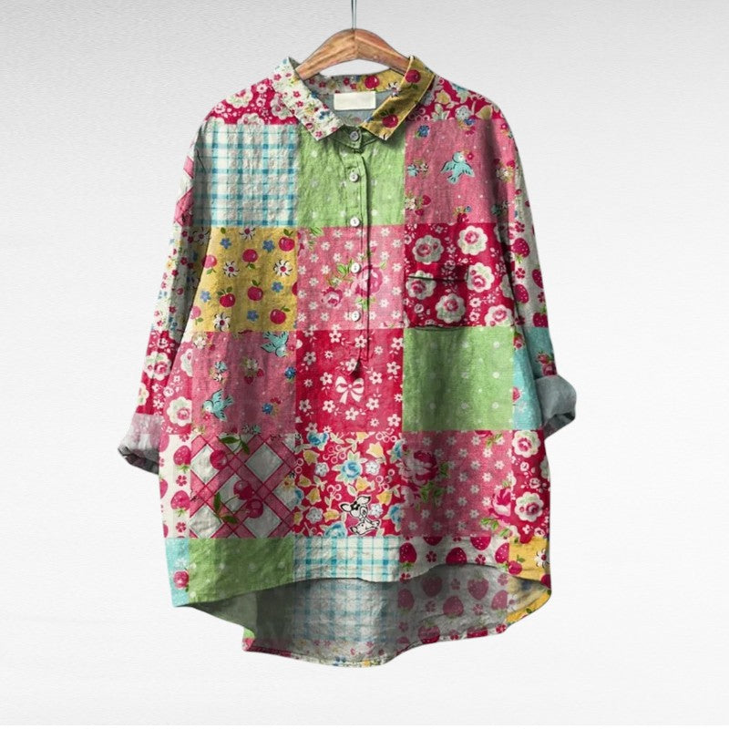 Mireva - Elegante Vintage Blouse