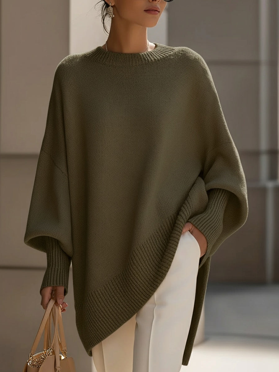 Oversized Poncho Trui