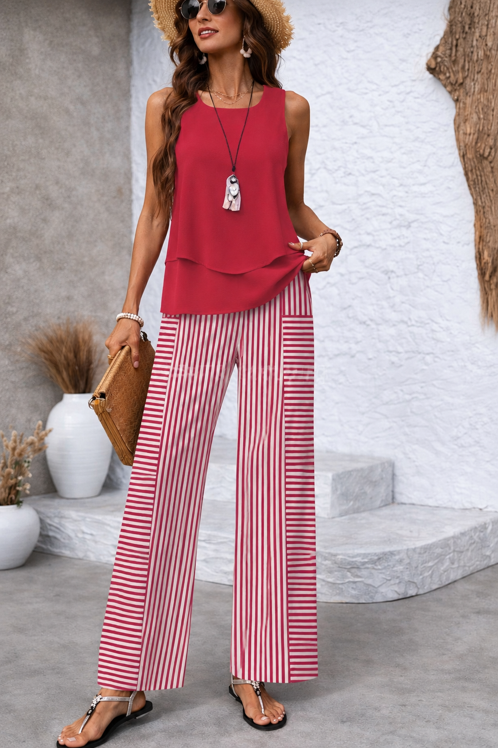 Rosavienne | Riviera Gestreept Set