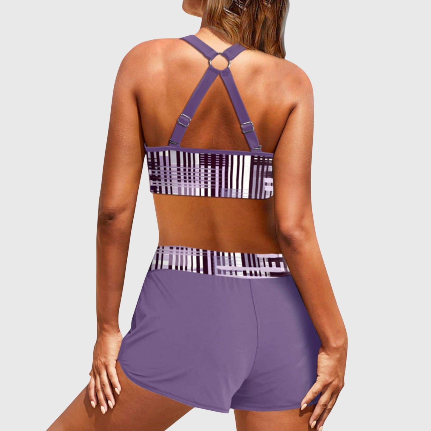 Janelle - Hoge Taille Ribbel Bikini