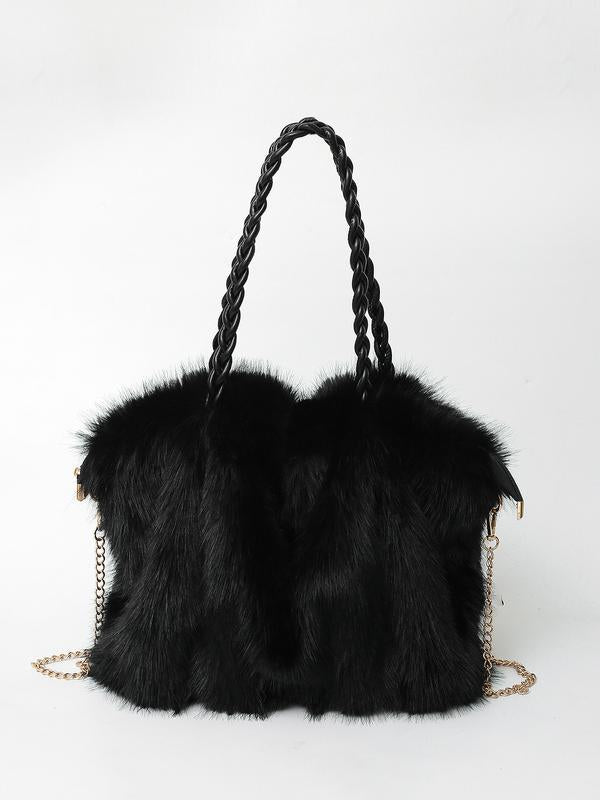 Bethany | Pluche Velours Schoudertas