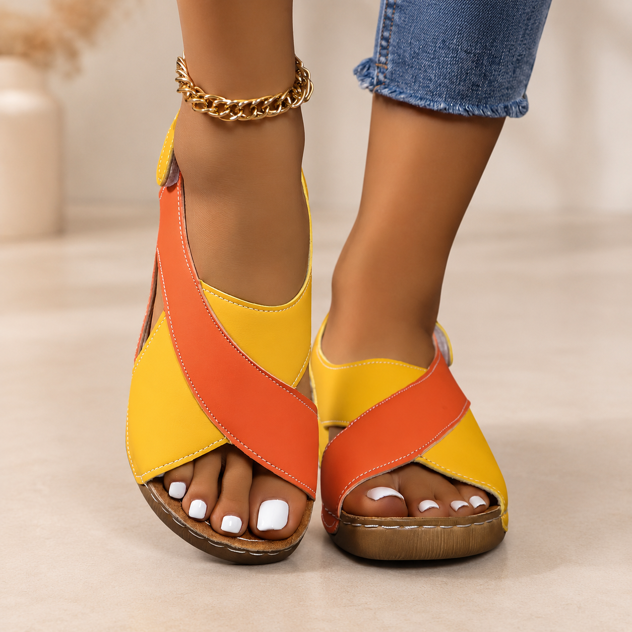 Ergonomische Comfort Sandalen Brigitte