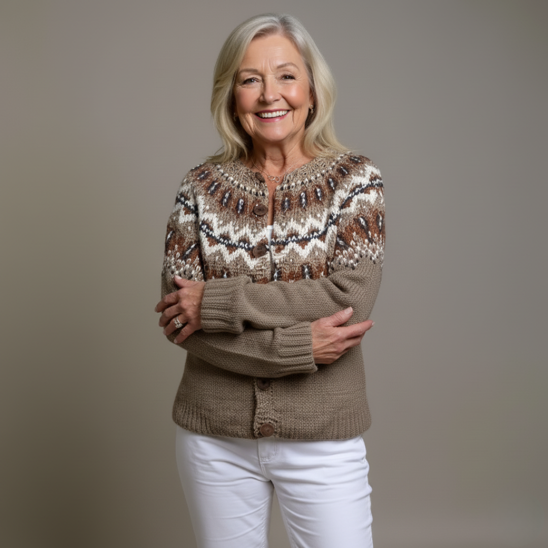 Adeline | Vintage IJslandse Cardigan
