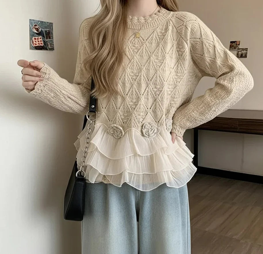 Taylor™ Ruffle Cardigan