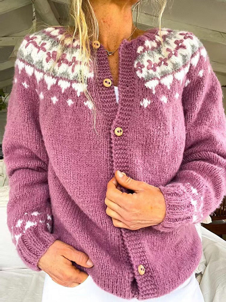 Maya | Vintage IJslandse Cardigan