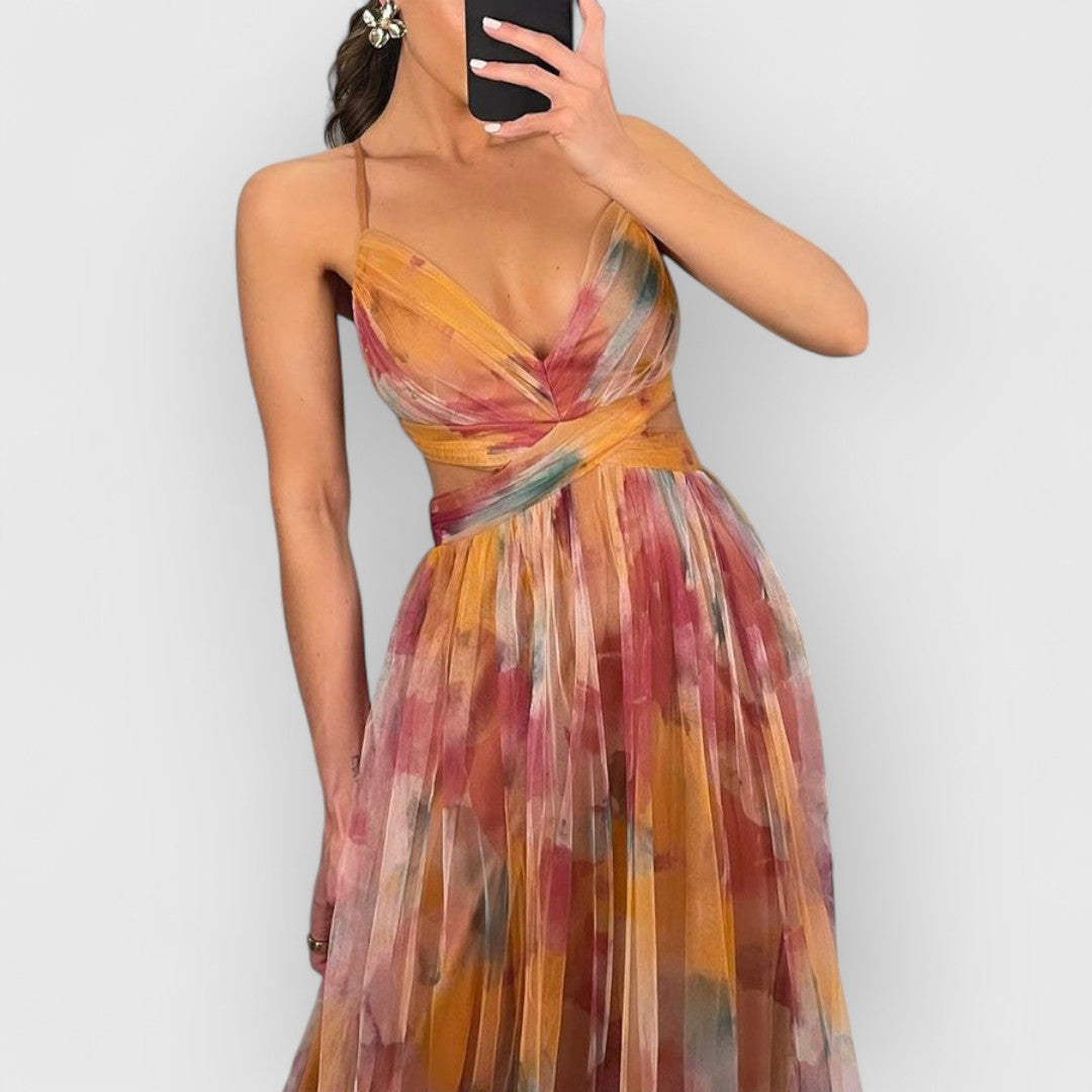 Verity - Maxi Dress with Floral Print