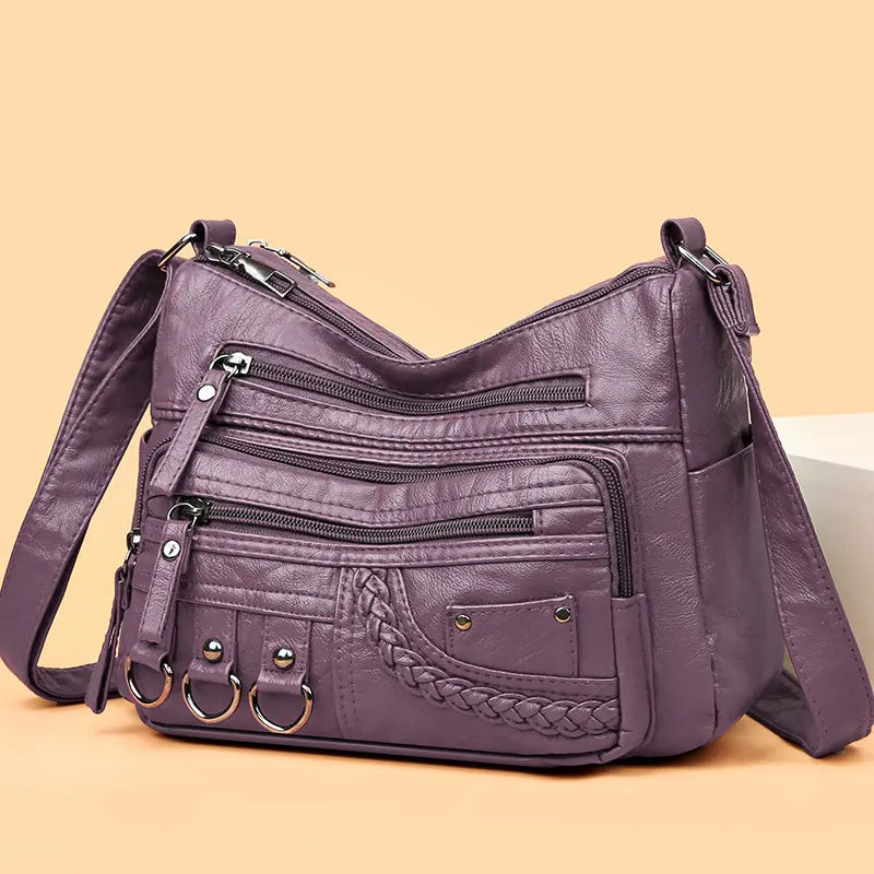 Lilith - Tijdloze Multi-Layer Schoudertas
