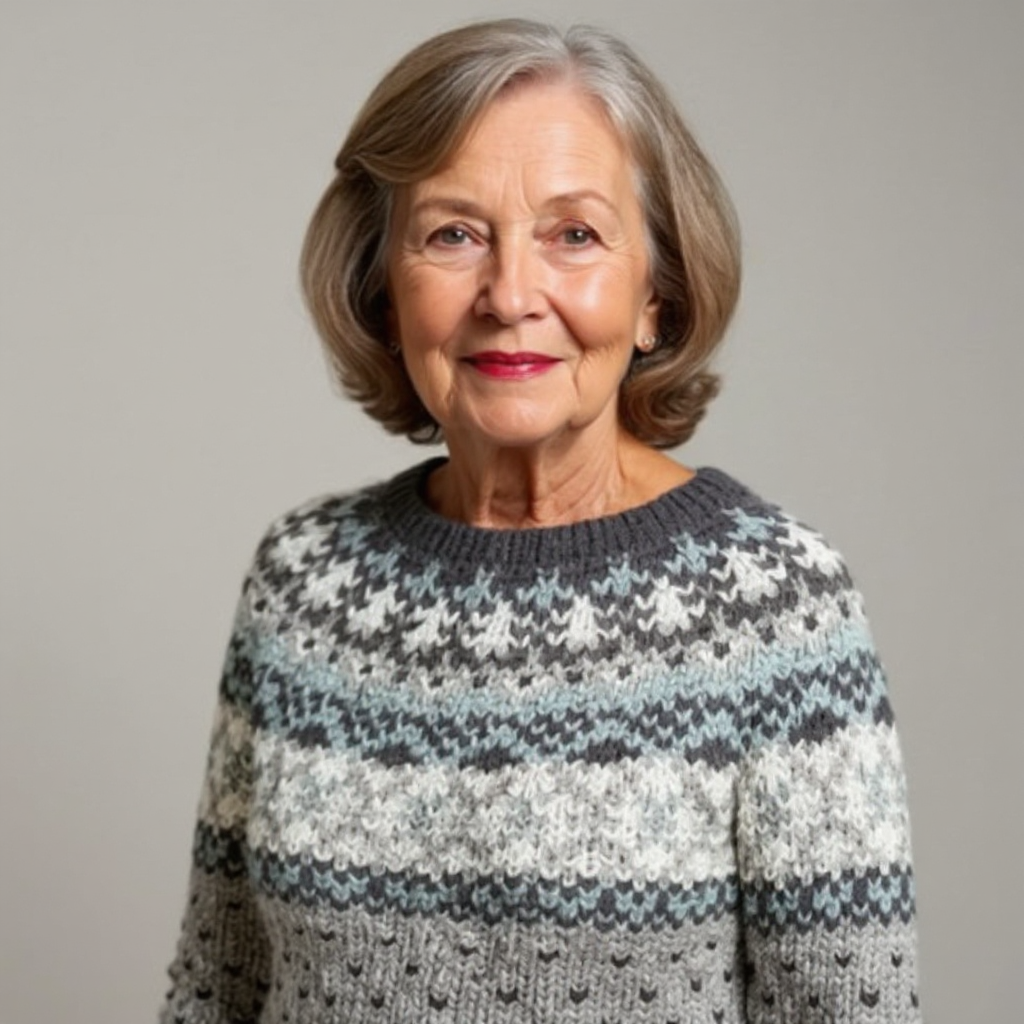 Amelia | Vintage Handgeweven IJslandse Trui