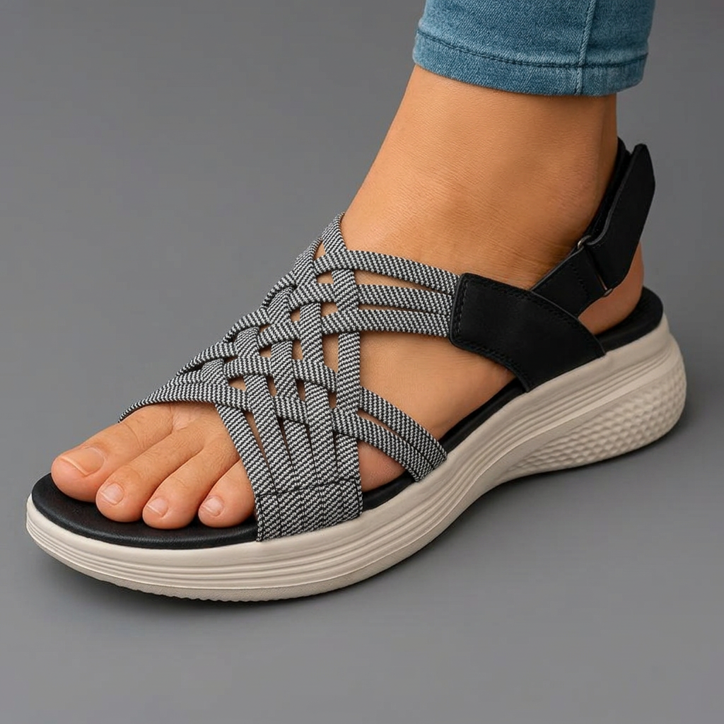 Federica | Gevlochten Orthopedische Sandalen