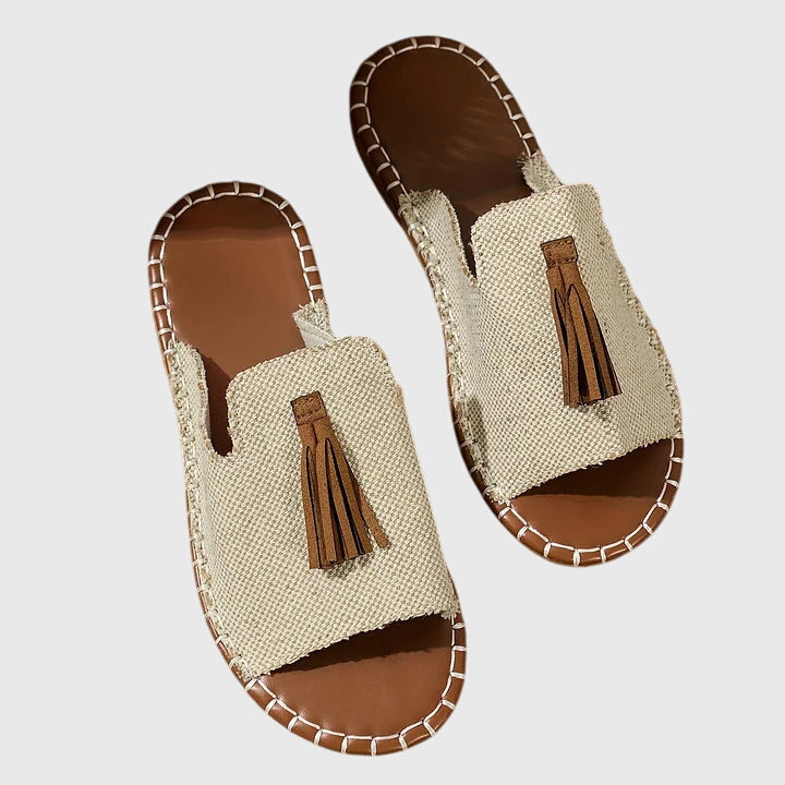 Boheemse Sandalen Met Pompons Pauline
