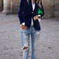 Isla | Chic Velvet Blazer