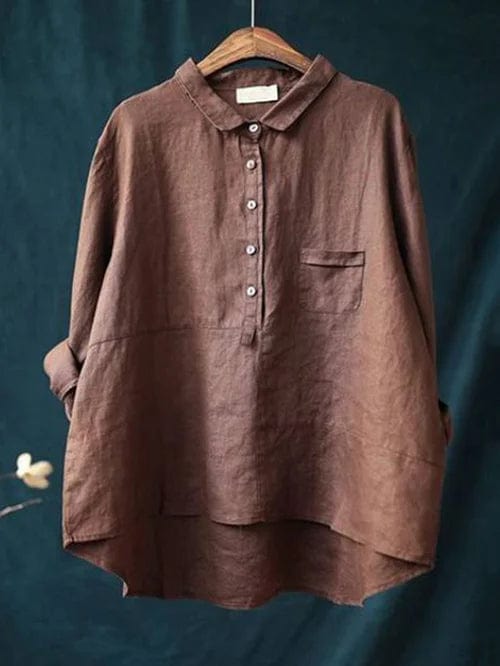 Elvie | Elegante Linne Zomerblouse