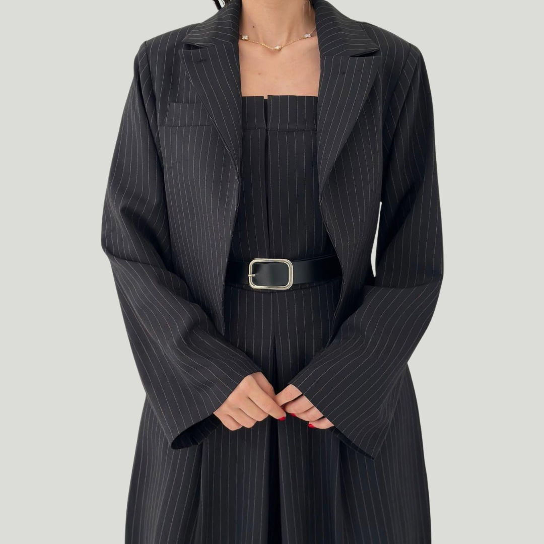 Julia | Dames Ensemble Bustier + Jas – Elegante & Trendy Stijl