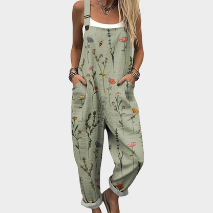 Sanne Jumpsuit met Bloemenprint