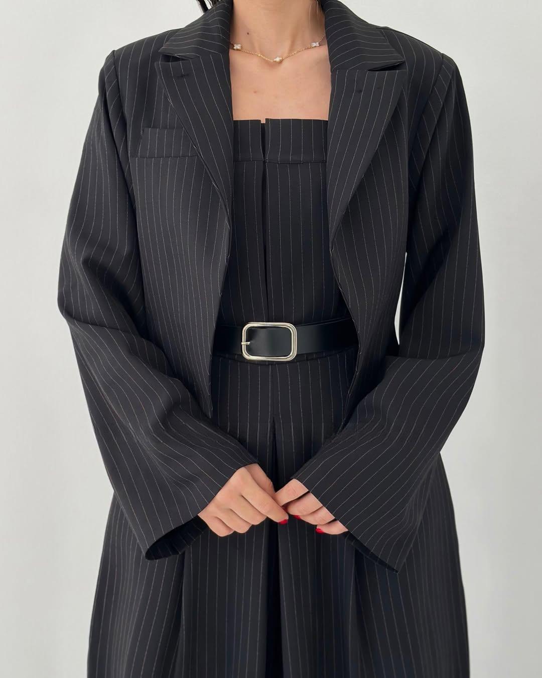 Julia | Dames Ensemble Bustier + Jas – Elegante & Trendy Stijl