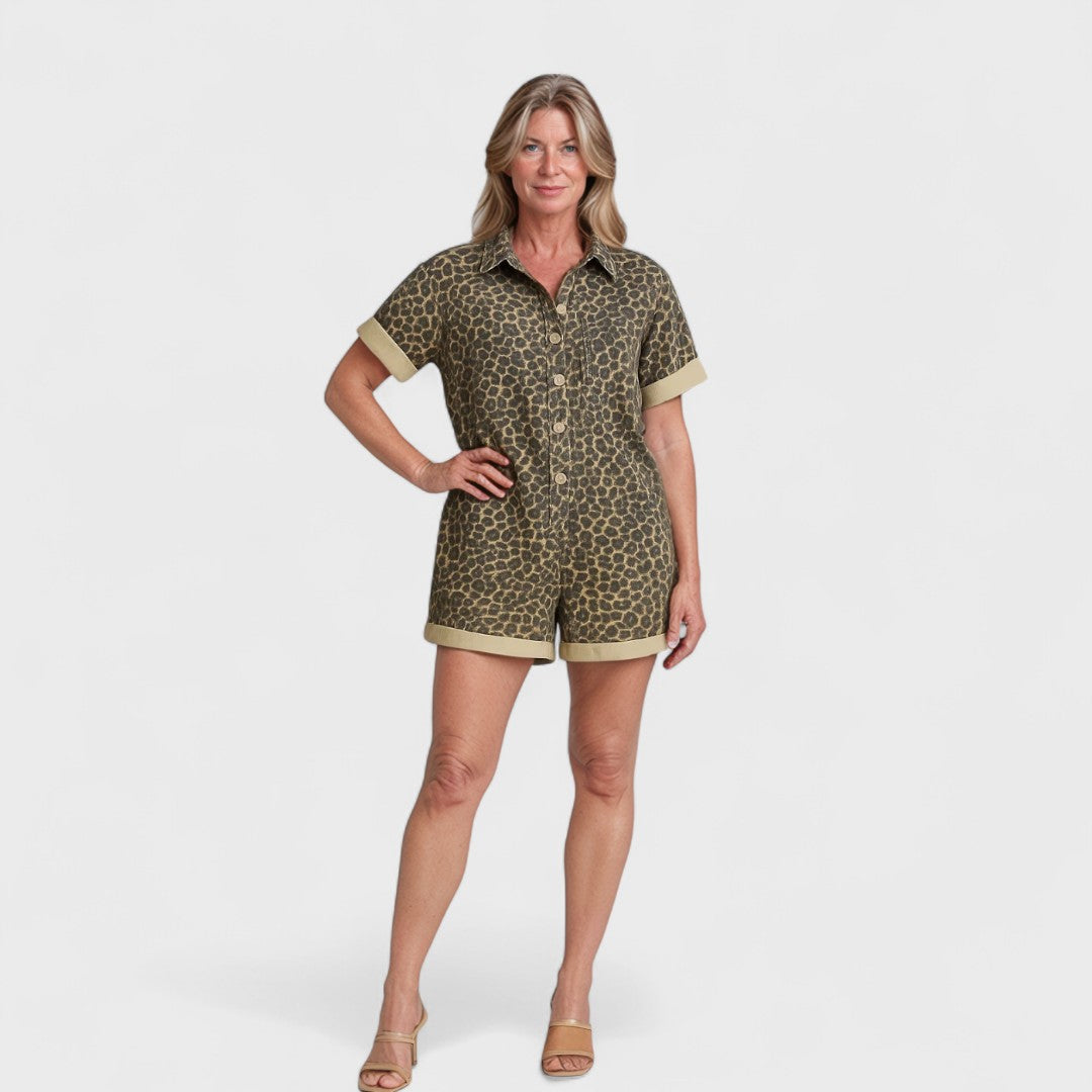Nonette - Luipaardprint Shirtjurk
