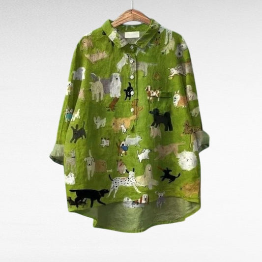 Mireva - Elegante Vintage Blouse