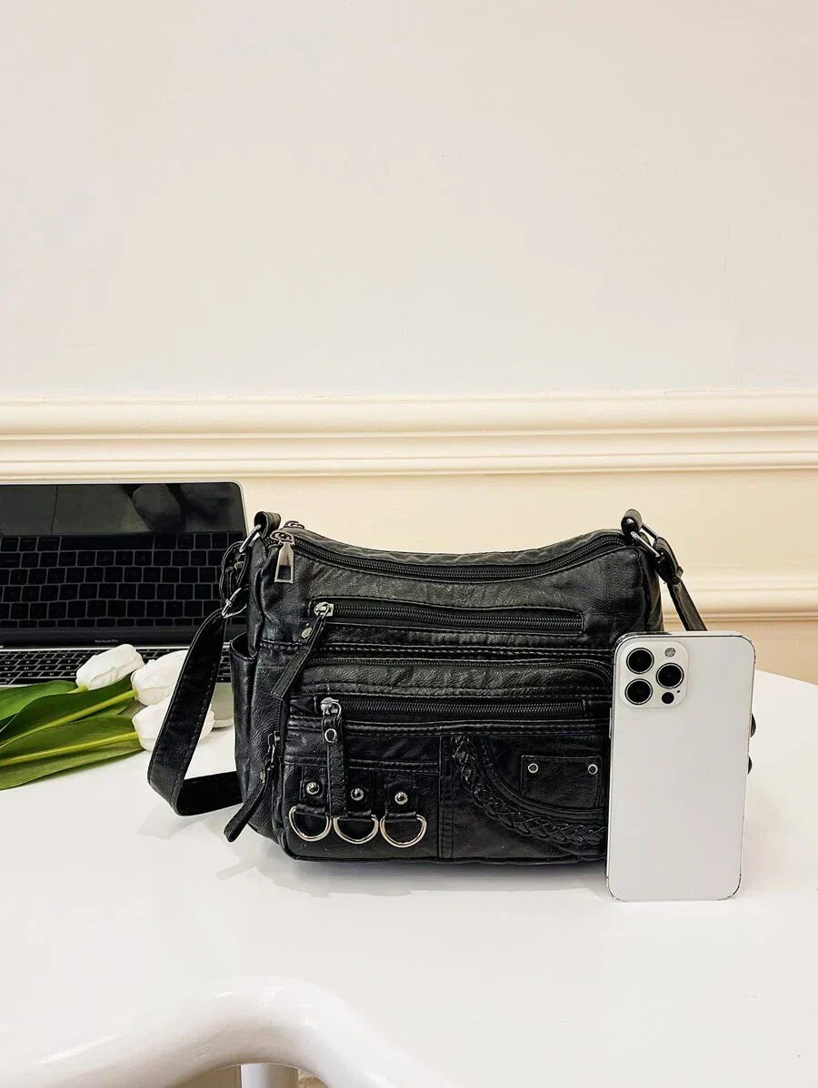 Lilith - Tijdloze Multi-Layer Schoudertas