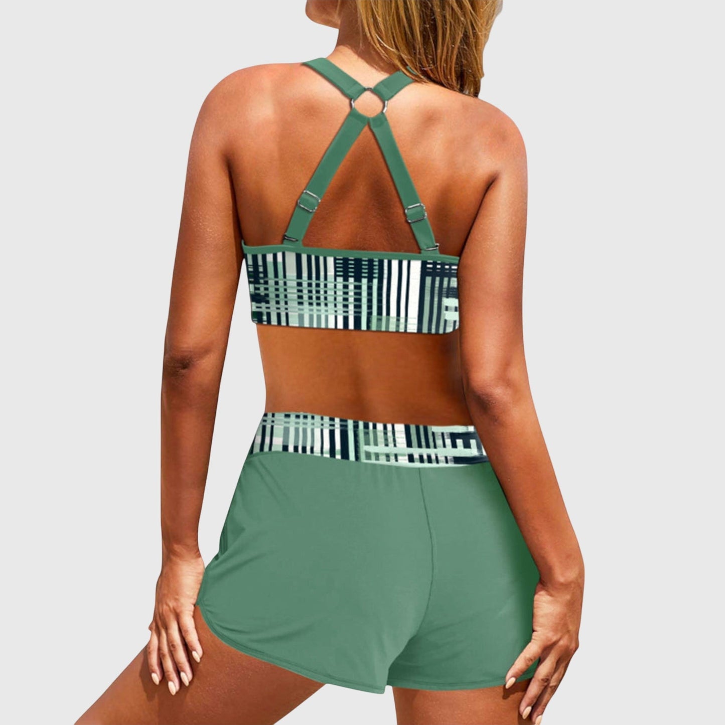 Janelle - Hoge Taille Ribbel Bikini