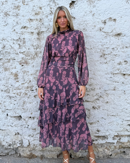 Florence™ – Elegante Bloemen Maxi Jurk