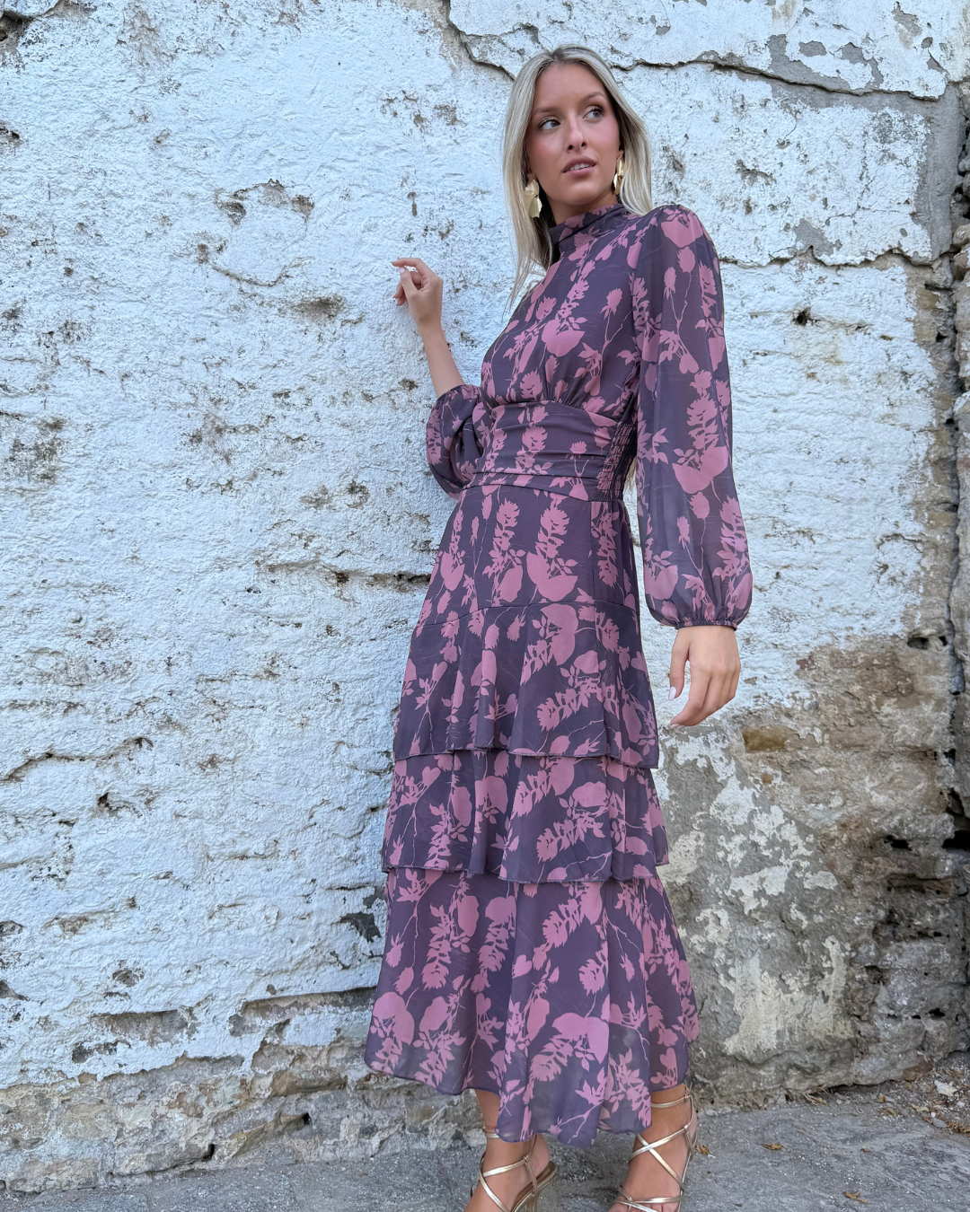 Florence™ – Elegante Bloemen Maxi Jurk