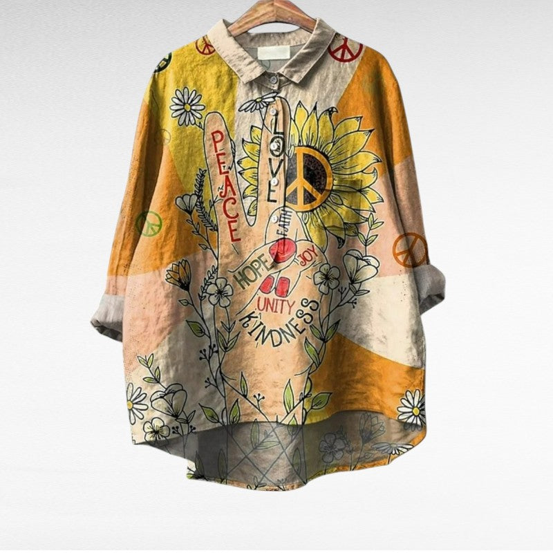 Mireva - Elegante Vintage Blouse