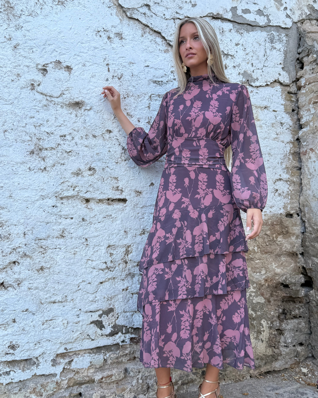 Florence™ – Elegante Bloemen Maxi Jurk