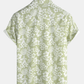 Korte Mouwen Bloemenpatroon Hawaiiblouse
