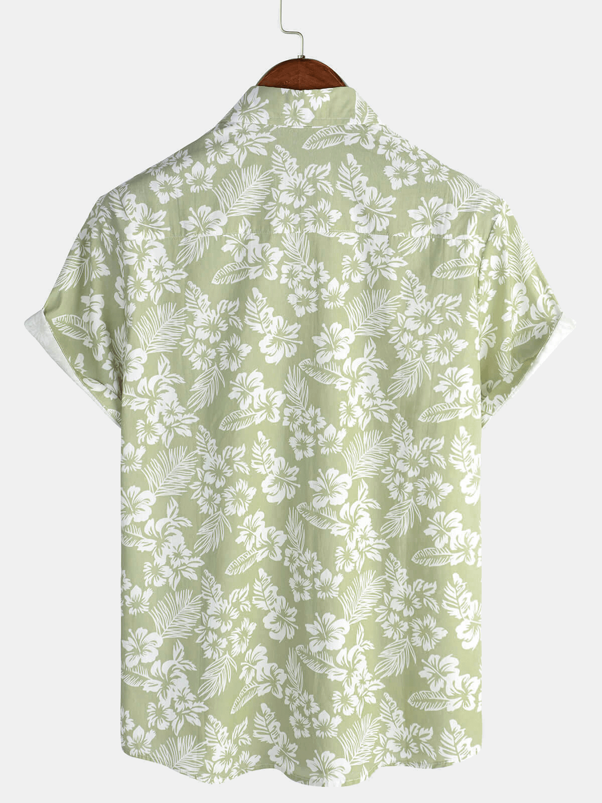 Korte Mouwen Bloemenpatroon Hawaiiblouse