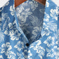 Korte Mouwen Bloemenpatroon Hawaiiblouse