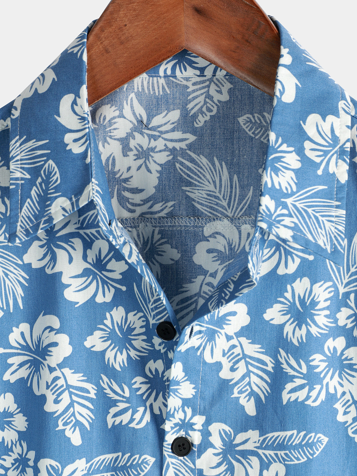 Korte Mouwen Bloemenpatroon Hawaiiblouse