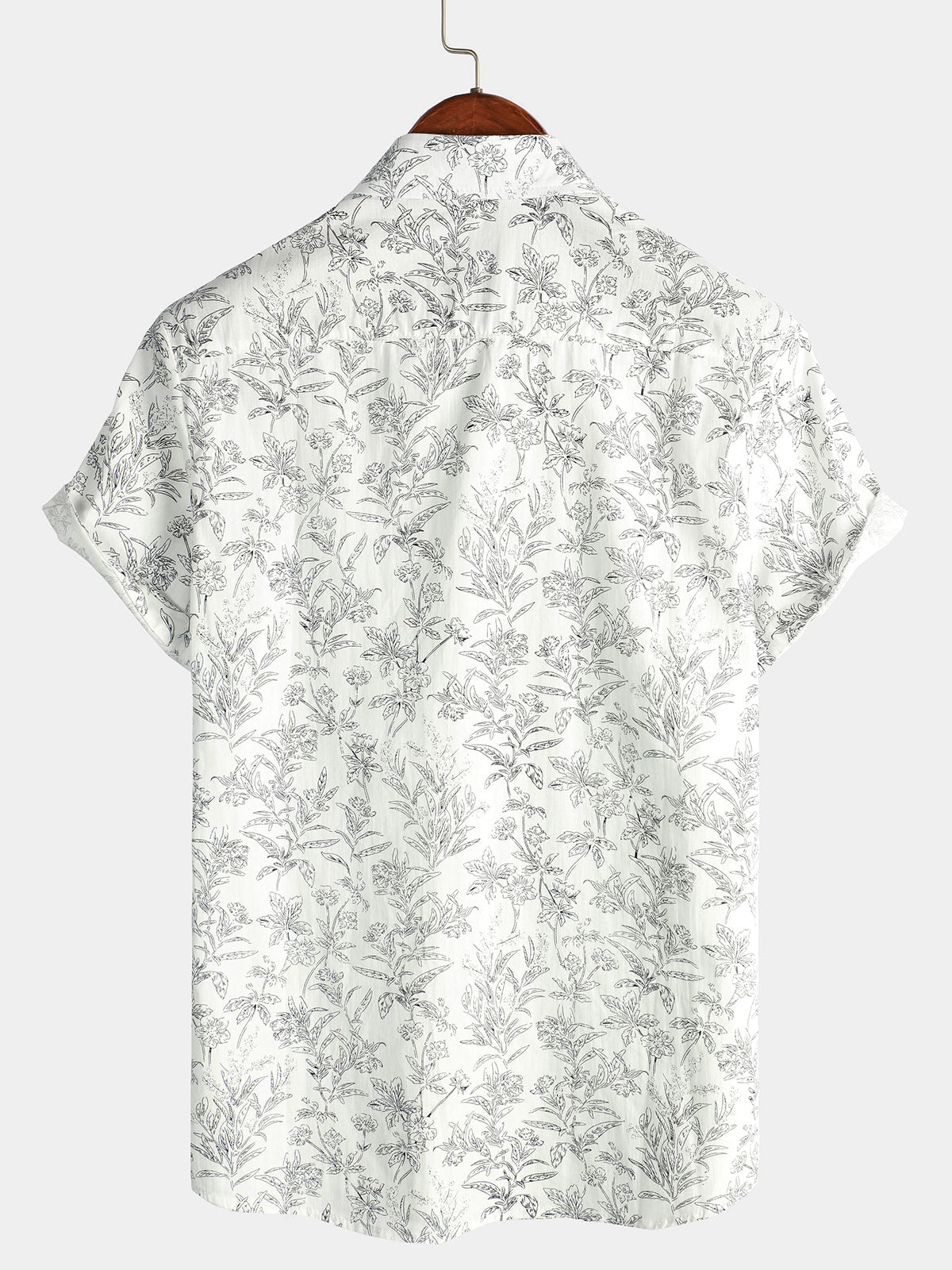 Korte Mouwen Katoenen Hawaii Shirt