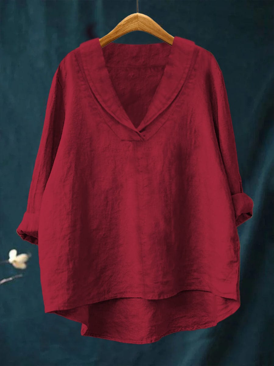 Samantha | Elegante Linne Zomerblouse