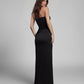 AMARA™ Strapless Satijnen Maxi Jurk