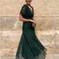 Louise | Elegante Maxi Feestjurk met V-hals