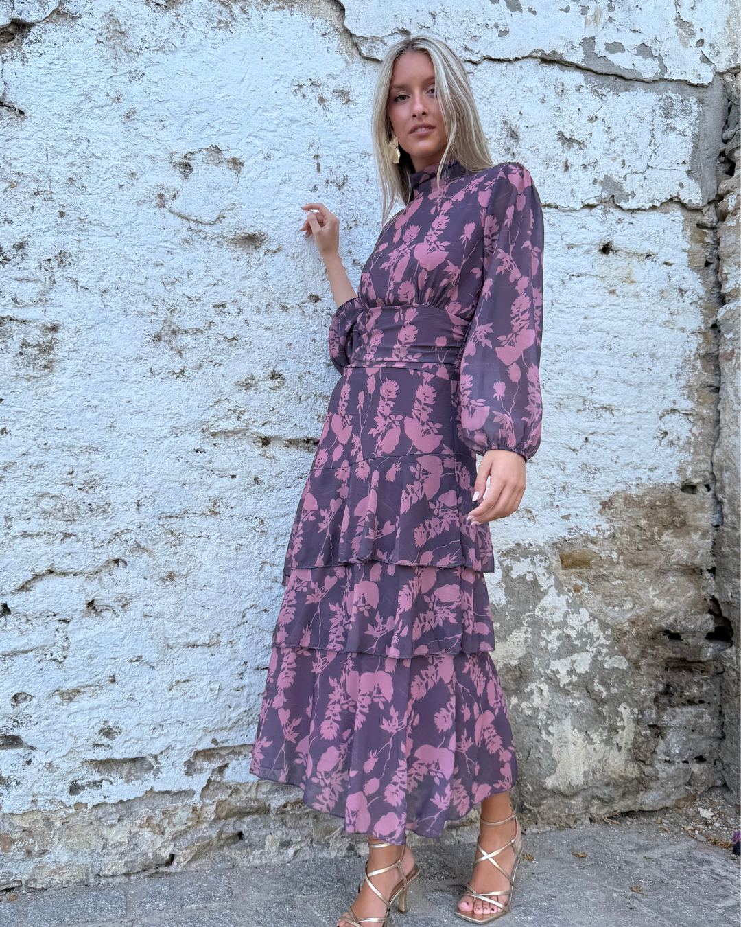Florence™ – Elegante Bloemen Maxi Jurk