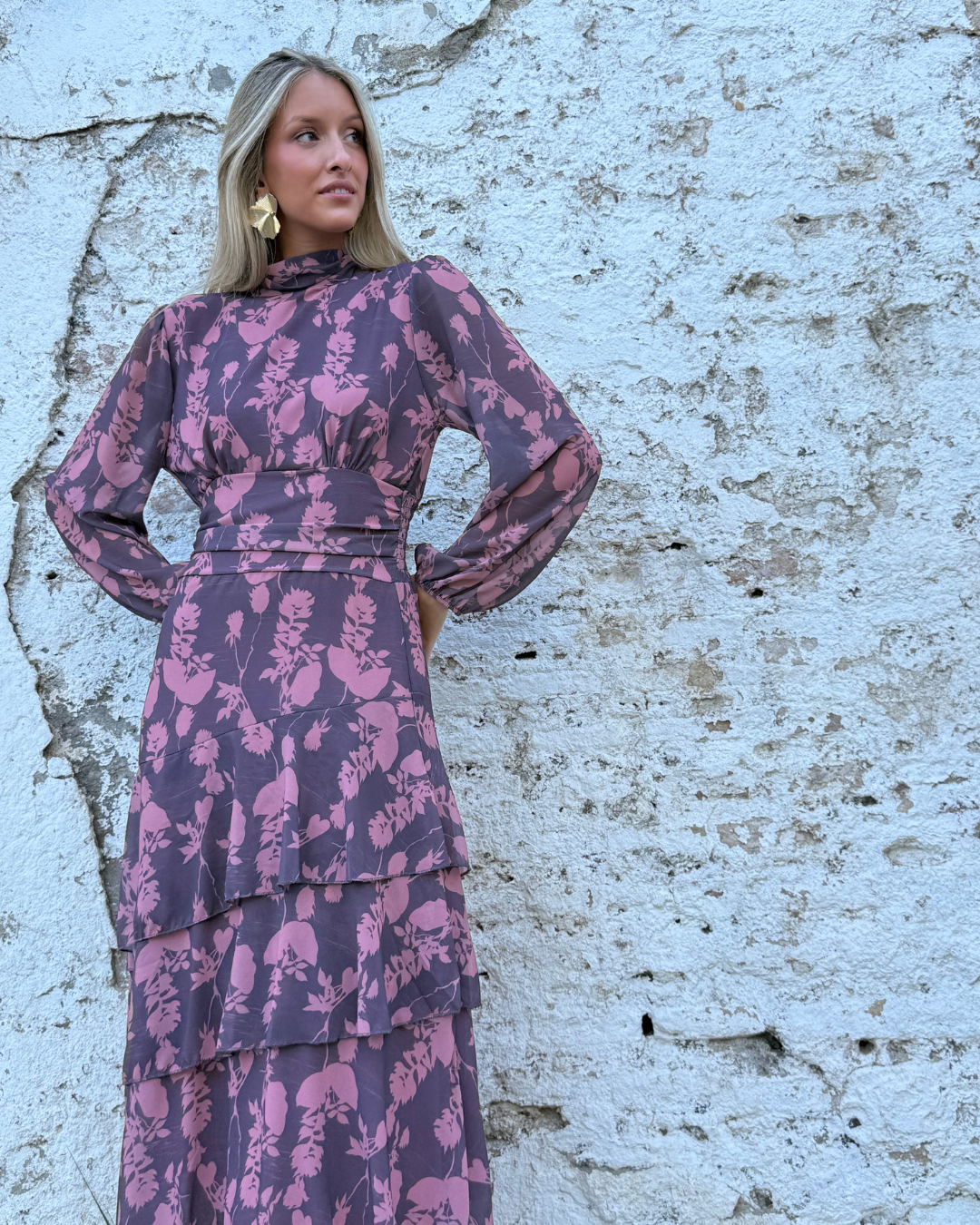 Florence™ – Elegante Bloemen Maxi Jurk