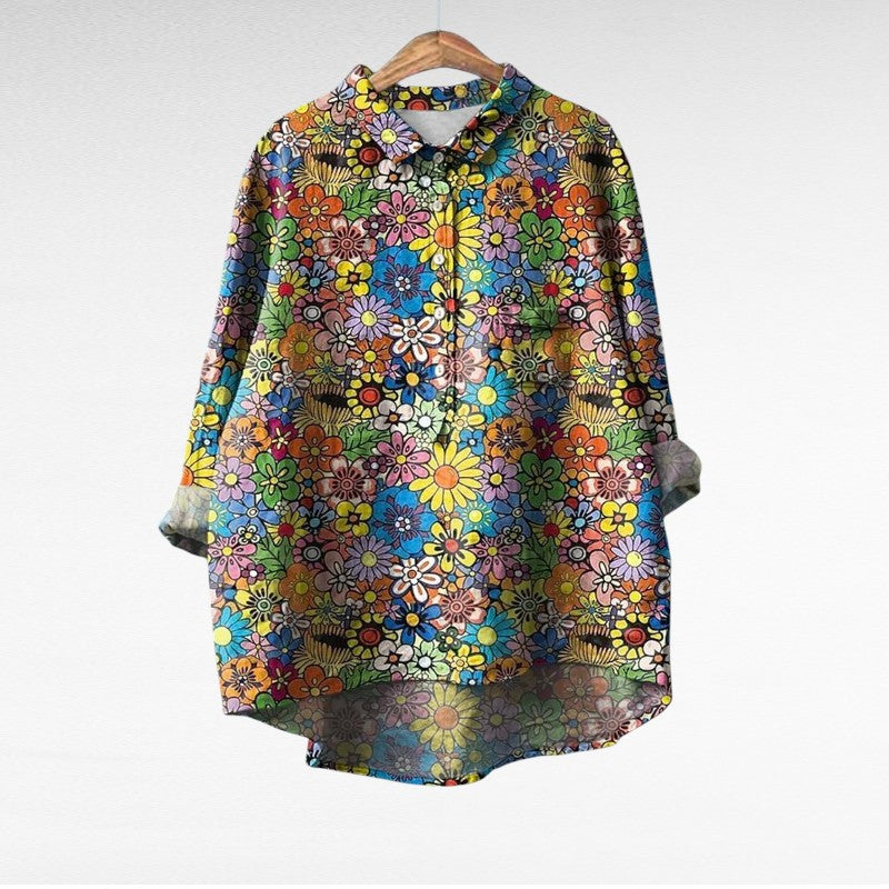 Mireva - Elegante Vintage Blouse