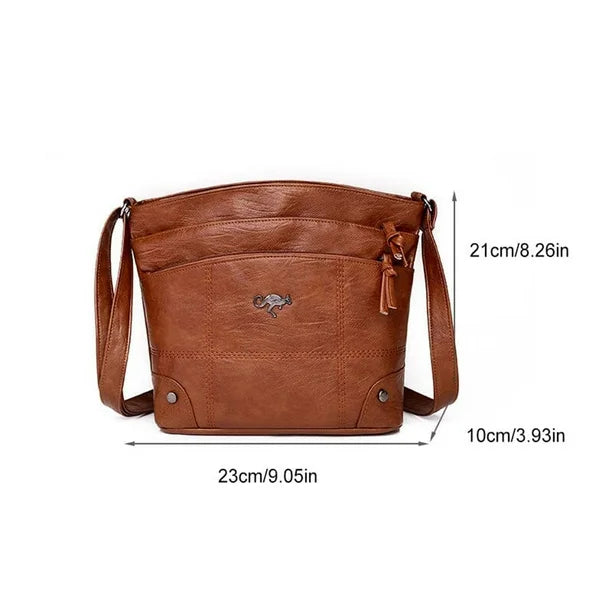 Raya - Elegante Multi-Pocket Crossbody Tas