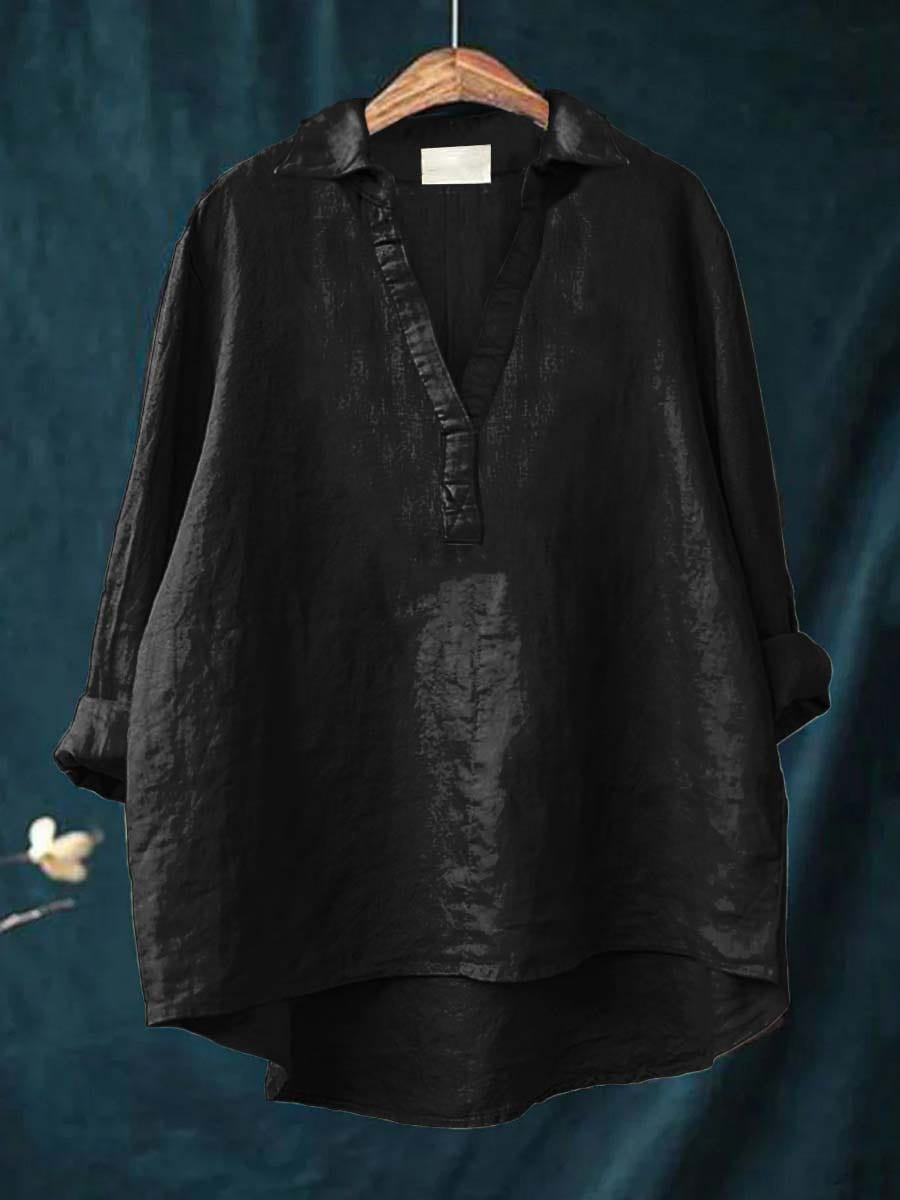 Andrea | Elegante Linne Zomerblouse