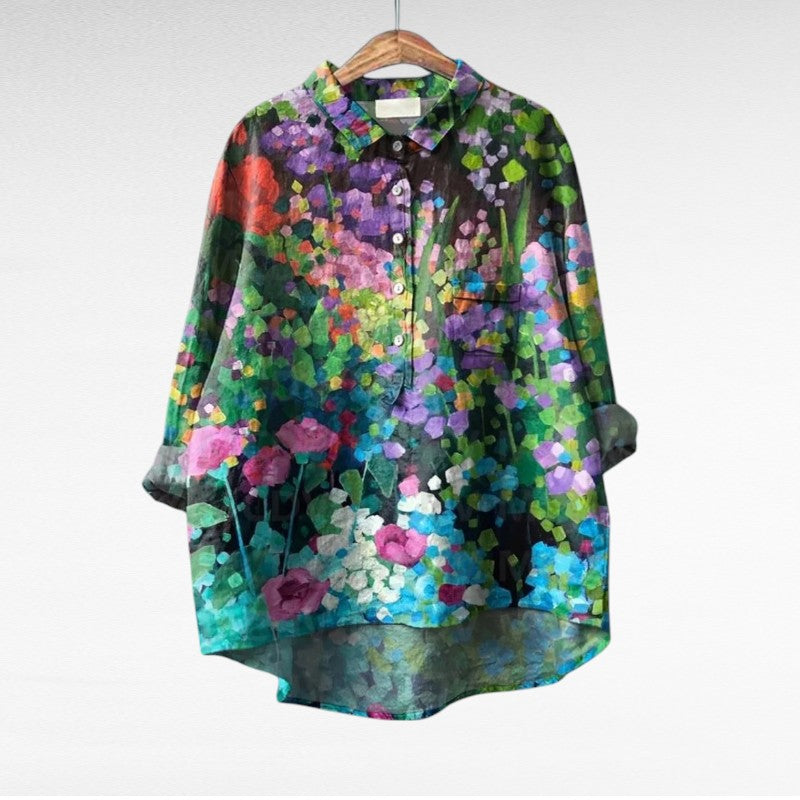 Mireva - Elegante Vintage Blouse