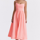 ESTELLE | Elegante Korset Zomer Midi Jurk