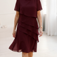 Juliette – Elegante, vloeiende jurk met ruffles