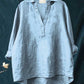 Andrea | Elegante Linne Zomerblouse