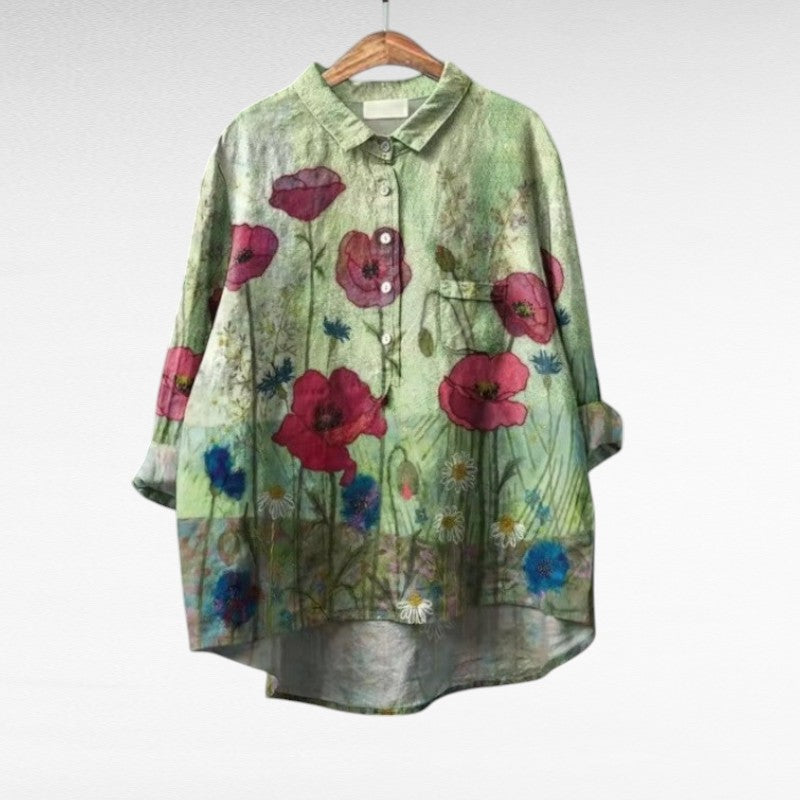 Mireva - Elegante Vintage Blouse