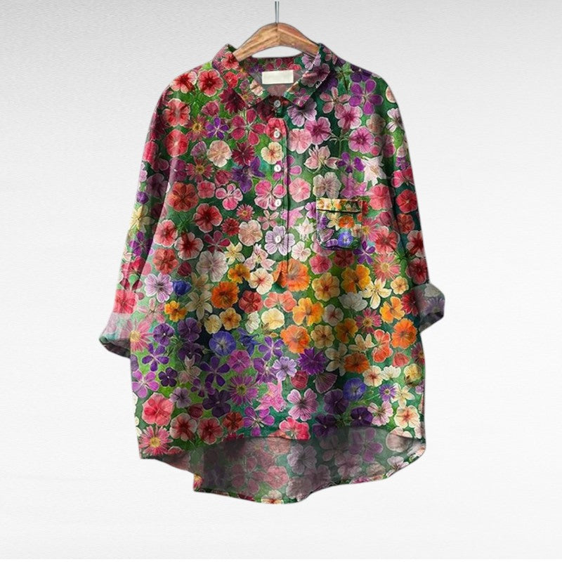 Mireva - Elegante Vintage Blouse
