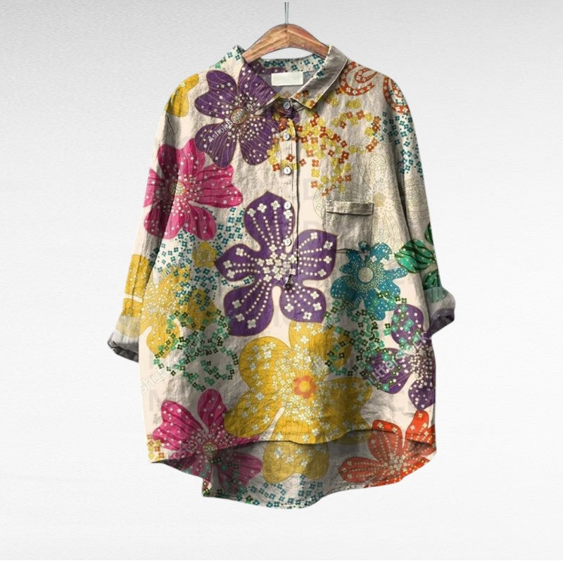 Mireva - Elegante Vintage Blouse